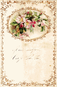 Verjaardagskaart voor Jean Albert MG (1871-1994) van dochter Iza Cornelia MG (1901-2005)